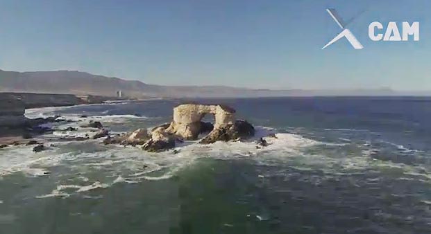 Espectacular video de la Portada de Antofagasta captado por un drone