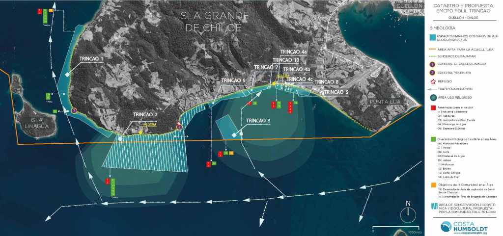 Trincao en Chiloé es el nuevo espacio marino costero aprobado gracias a Ley Lafkenche