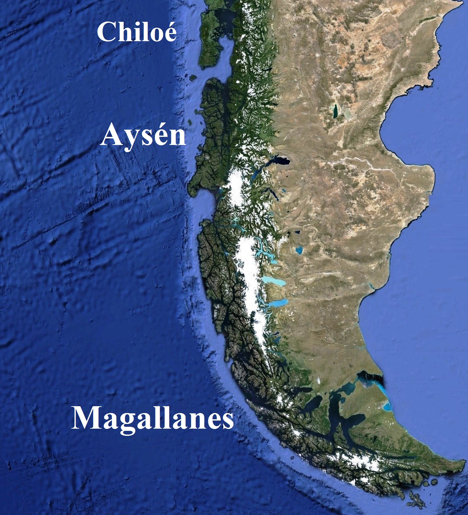 Sernageomin explica el «desmembramiento» de la zona sur austral de Chile