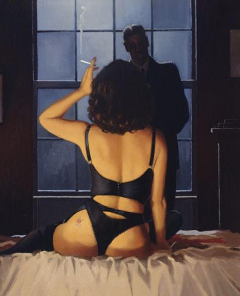 Famoso Jack Vettriano, un minero que aprendió solo a pintar mujeres recibe medalla de la reina