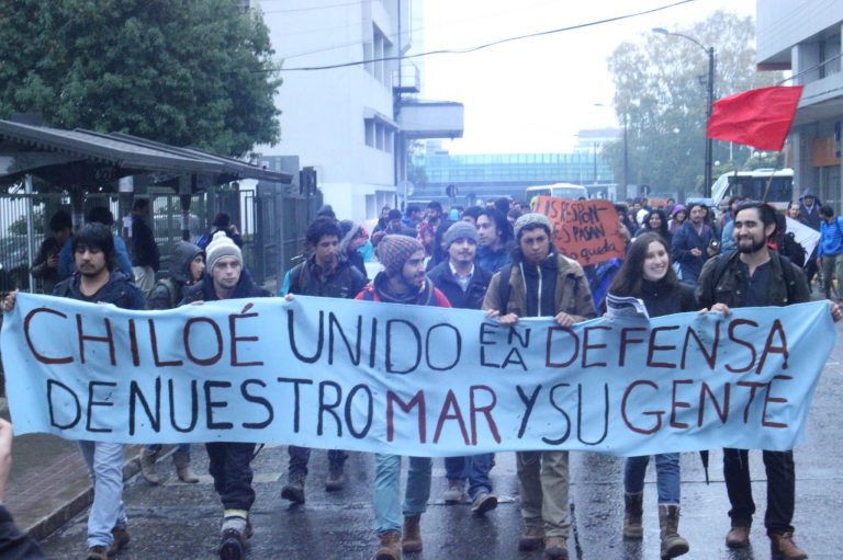 Chiloé Contra la represión de Fuerzas Especiales y por  buscar a los responsables políticos y empresariales