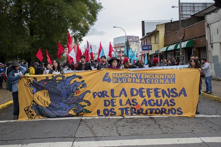 Comunidades y organizaciones llaman a derogar el Código de Aguas en Chile