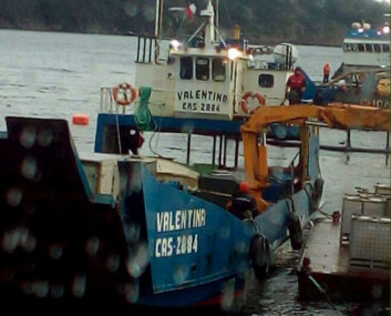 4 muertos en industria salmonera al volcar barcaza en Magallanes. Acusan irregularidades de naviera y fiscalizadores