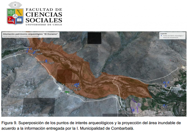 Patrimonio Arqueológico de Coquimbo está en grave peligro por Embalse La Tranca dice Informe de U. de Chile