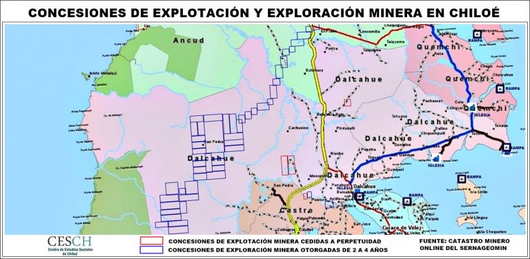 Garras de sobrina de Pinochet están puestas en Chiloé: Especulación minera y proyectos energéticos