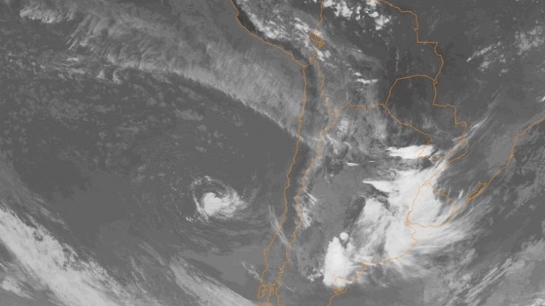 Inédita tormenta subtropical frente a costas chilenas alerta sobre cambio climático en el Pacífico Sur