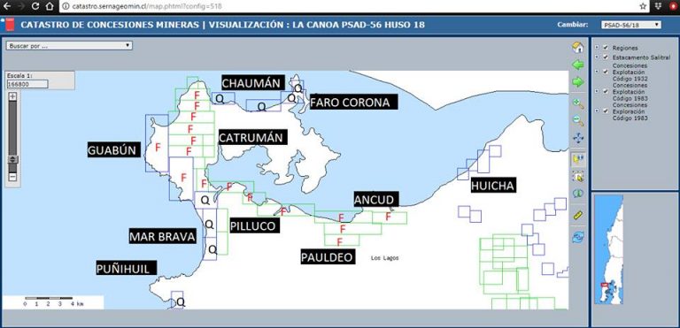 Especulación y proyección Minero-energética en la península de Lacuy en Chiloé