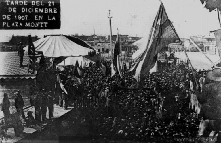 111 años de la matanza de trabajadores salitreros en la Escuela Santa María de Iquique