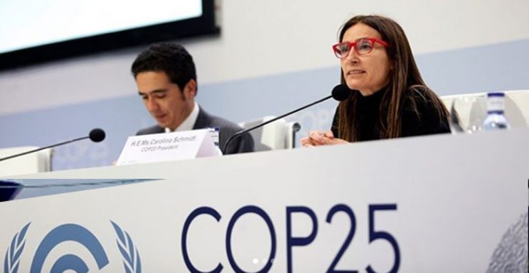 Por fracaso de COP25, Ministra Schmidt será interpelada por la Cámara de Diputados