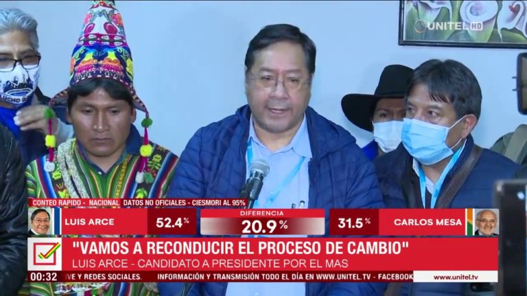 El MAS de Evo Morales arrasa en las elecciones en Bolivia