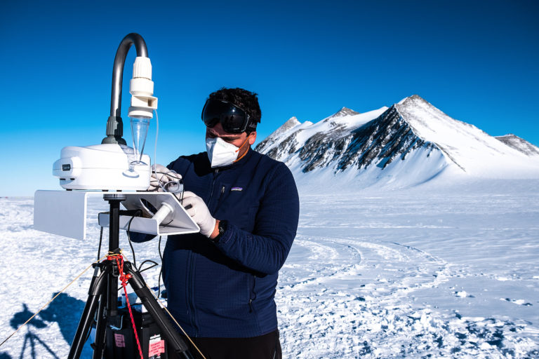 La ruta aérea de los virus y la contaminación a la Antártica