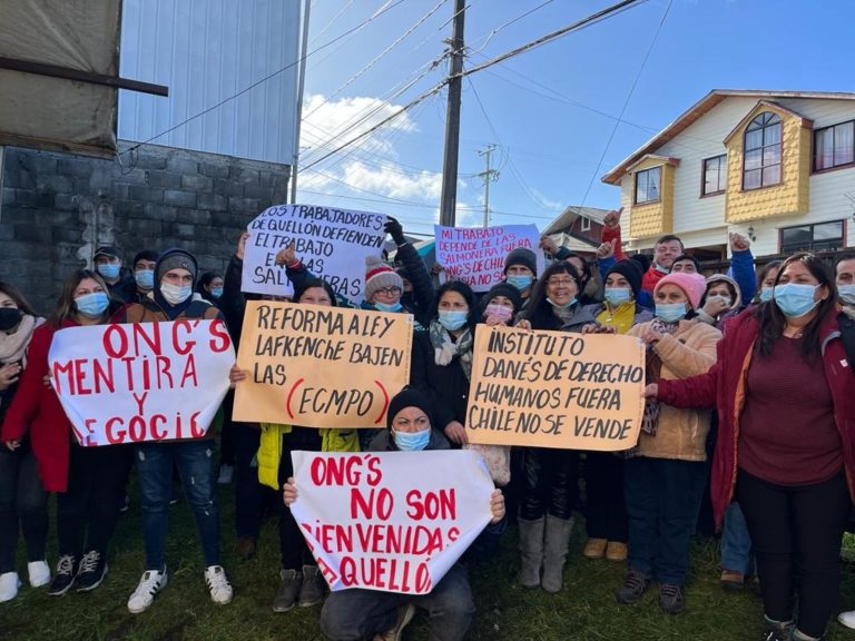 Otra intimidatoria acción de Industria Salmonera contra defensores de DD.HH., del medio ambiente y de comunidades Mapuches