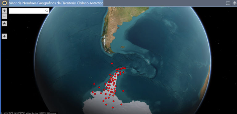 Diccionario y Visor de Toponimia Del Territorio Chileno Antártico ya está disponible en la web