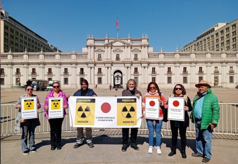 Solicitan al gobierno chileno presentar queja diplomática a Japón por aguas radioactivas de fukushima vertidas al océano Pacífico