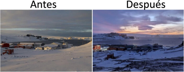 Reportan inédita lluvia en la Antártica durante el invierno austral