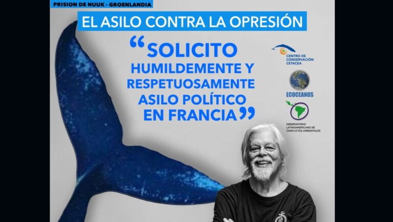 Desde su prisión en Groenlandia, Paul Watson solicita a Emmanuel Macron asilo político en Francia